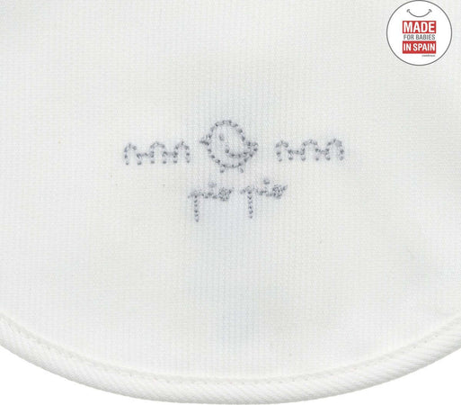 Bavetta Rotonda Velcro Pio Pio Grigio 16X19X1 Cm Prima infanzia/Allattamento e pappa/Bavaglini/Bavaglini La Casa Del Bebè - Napoli, Commerciovirtuoso.it