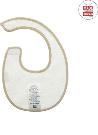 Bavetta Rotonda Velcro Sky Beige/Pioggia 16X19X1 Cm Prima infanzia/Allattamento e pappa/Bavaglini/Bavaglini La Casa Del Bebè - Napoli, Commerciovirtuoso.it