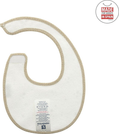 Bavetta Rotonda Velcro Sky Beige/Star 16X19X1 Cm Prima infanzia/Allattamento e pappa/Bavaglini/Bavaglini La Casa Del Bebè - Napoli, Commerciovirtuoso.it