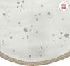 Bavetta Rotonda Velcro Sky Beige/Star 16X19X1 Cm Prima infanzia/Allattamento e pappa/Bavaglini/Bavaglini La Casa Del Bebè - Napoli, Commerciovirtuoso.it