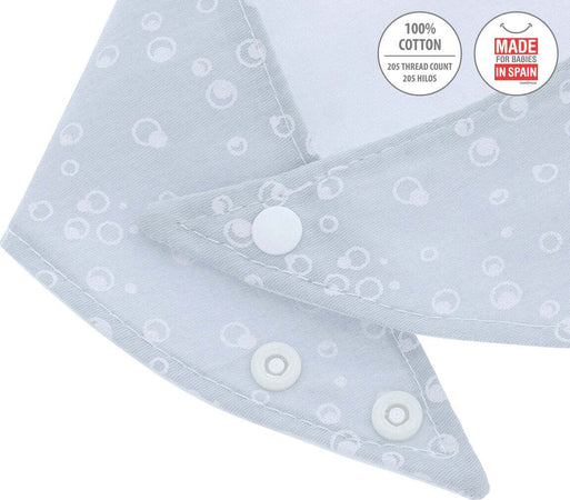 Bavetta Tri Pack 2 Be Ocean Grigio 38X18 Cm Prima infanzia/Allattamento e pappa/Bavaglini/Bavaglini La Casa Del Bebè - Napoli, Commerciovirtuoso.it