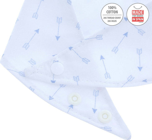 Bavetta Tri Pack 2 Be Zoe Azzurro 38X18 Cm Prima infanzia/Allattamento e pappa/Bavaglini/Bavaglini La Casa Del Bebè - Napoli, Commerciovirtuoso.it