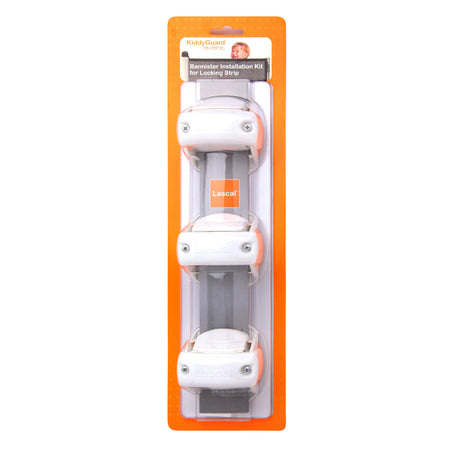 Kit Installazione Per Ringhiera Lato Barra Aggancio - Bianco Lascal
