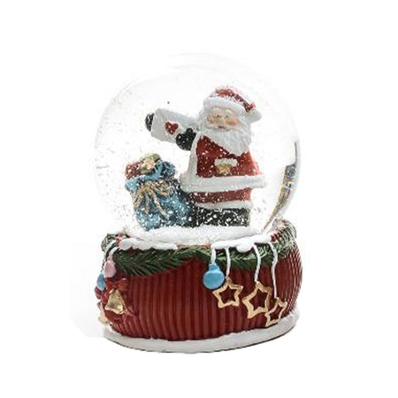 Sfera natalizia in poliresina design elegante per decorazioni natalizie