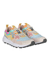 FLOWER MOUNTAIN Flower Mountain - Sneakers - 451023 - Azzurro/Arancione da donna