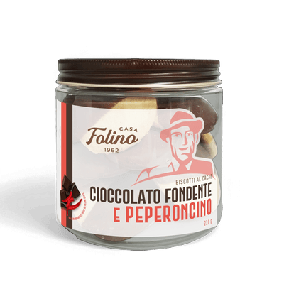Biscotti Cioccolato Fondente E Peperoncino 210 gr