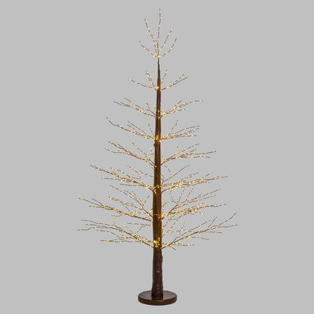 Albero luminoso decorazione natalizia a led luce calda con microled