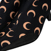 MARINE SERRE Moon Printed Jersey Ms Boots in Black da donna
