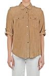 SALVATORE SANTORO Salvatore Santoro - Giubbotto di pelle - 430403 - Beige da donna