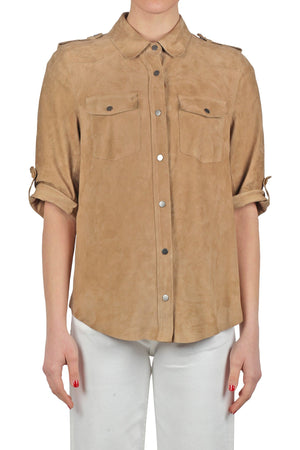 SALVATORE SANTORO Salvatore Santoro - Giubbotto di pelle - 430403 - Beige da donna