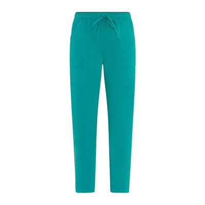 Pantalone Microfibra Alan Verde Petrolio Pantalone Leggero No Stiro