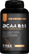 Bcaa-Compresse-8:1:1-T-rex-Integratori-Integratore-Alimentare-Di-Aminoacidi-Ramificati-Con-Vitamina-B1,-B6-Ed-E-|-Anabolic-Post-Workout-Potente-|-150-Compresse