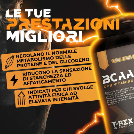 Bcaa-Compresse-8:1:1-T-rex-Integratori-Integratore-Alimentare-Di-Aminoacidi-Ramificati-Con-Vitamina-B1,-B6-Ed-E-|-Anabolic-Post-Workout-Potente-|-150-Compresse