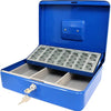 Bcalpe 305578 – Cassetta Portavalori In Acciaio Portatile per Banconote E Monete Blu 30x23.5x9 Cm Cancelleria e prodotti per ufficio/Archivio ufficio e accessori per scrivania/Casseforti portamonete e contabanconote/Piccole casseforti per contanti e assegni Liquidator Italia - Nicosia, Commerciovirtuoso.it