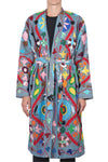 LA FEMME BLANCHE La Femme Blanche - Cappotto - 461417 - Fantasia Azzurro da donna