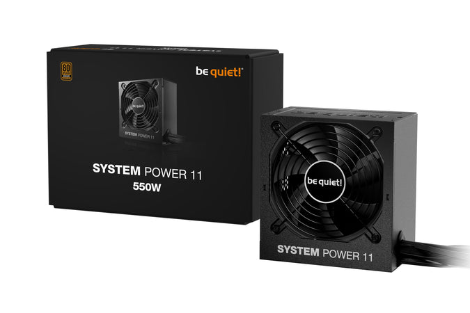 be quiet! System Power 11 550W alimentatore per computer 20+4 pin ATX ATX Nero