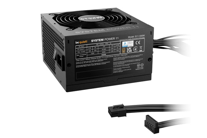 be quiet! System Power 11 550W alimentatore per computer 20+4 pin ATX ATX Nero