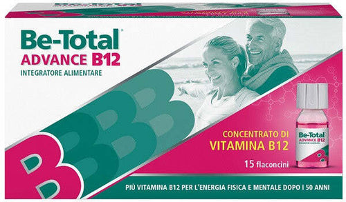 Be-total advance b12 integratore energetico 15 flaconi