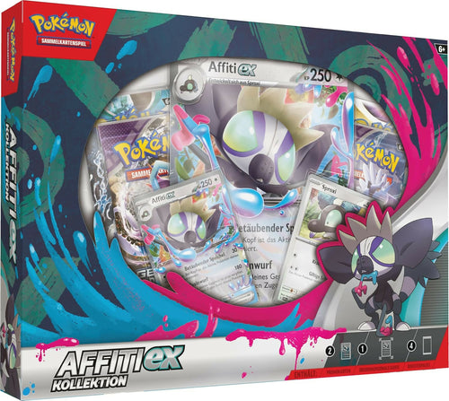 Pokémon - Gioco di carte collezionabili: collezione Affiti-ex (2 carte promozionali olografiche, 1 scheda oversize e 4 boosterpack)