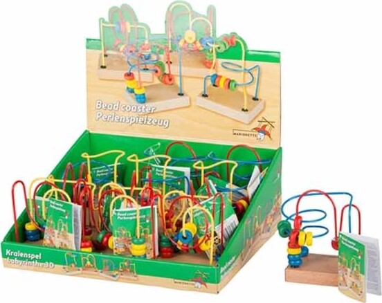 BEAD COASTER LABIRINTO MINI CON PERLINE LEGNO 10X7X11,5CM 4 MODELLI ASSORTITI Giochi e giocattoli/Giocattoli prima infanzia/Giochi per attività motorie/Labirinti di perline Trade Shop italia - Napoli, Commerciovirtuoso.it