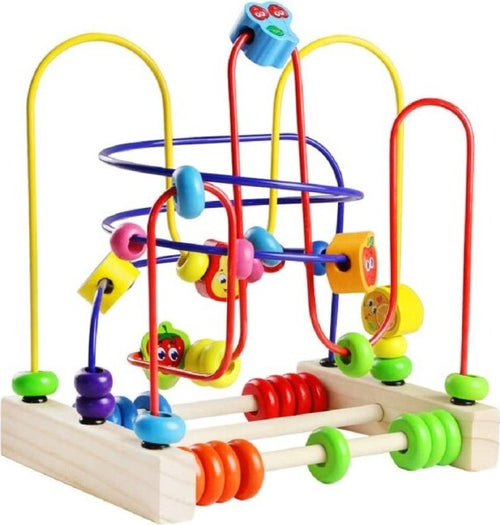 Bead-Maze-Roller-Coaster-Giocattoli-Educativi-Giochi-Di-Legno-Bambini-+3-Anni