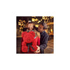 Orso di Rose Rosso 25cm con confezione trasparente e nastro