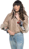 Beatrice---Giacca-Donna-Beige-in-vera-pelle-e-vera-pelliccia