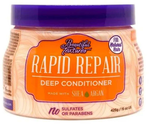 Beautiful Textures Rapid Repair Deep Conditioner 425 G Crema Balsamo Condizionante per Capelli Ricci E Mossi Formula Idratazione Profonda