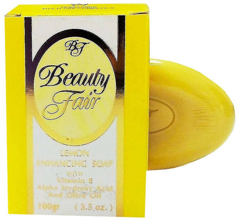 Beauty Fair Complexion Soap with Vitamin E 100g Saponetta Di Bellezza Schiarente per Pelli Irregolari Sapone Anti Macchia per Rimuovere Trucco E Sporco
