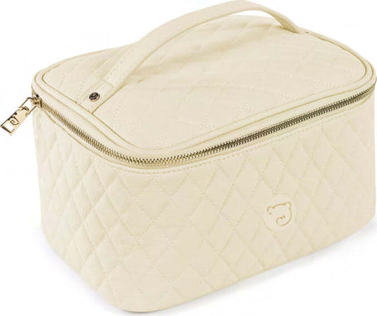 Beauty Vanity Pasito A Pasito Marìa in Ecopelle Beige Prima infanzia/Igiene e benessere/Borsa per toilette La Casa Del Bebè - Napoli, Commerciovirtuoso.it