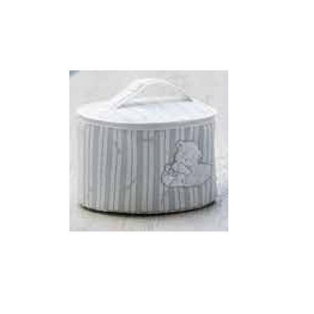 Beauty Case Tessile TONDO Italbaby Love Bianco