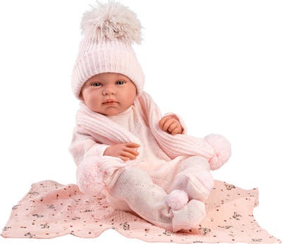 Bebe'-Tina-Articolata-con-Copertina-43cm-Llorens