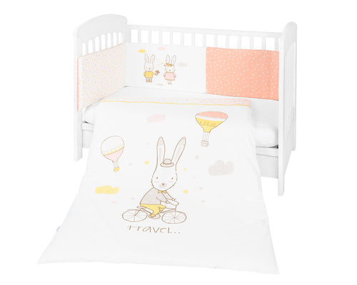 Set di biancheria da letto 2pz EU Style 70/140 Rabbits in Love
