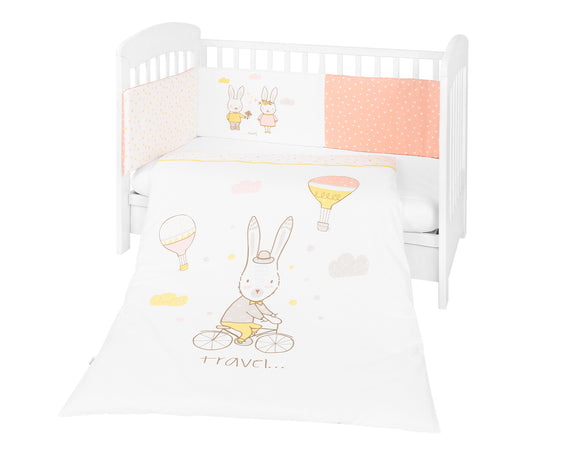 Set di biancheria da letto 2pz EU Style 70/140 Rabbits in Love