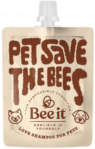 Bee It Shampoo Pet Per Cani & Gatti 250ml Ingredienti 100% Naturali Pelo Morbido Anti-odore