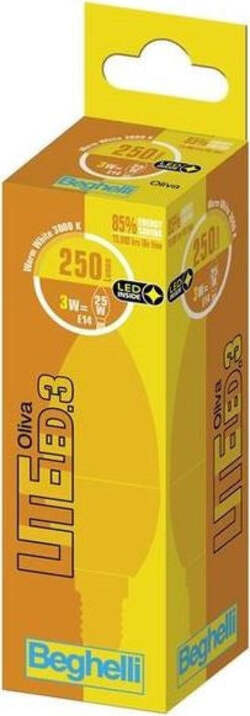 Beghelli Lite LED3 oliva Lampadina Led E14 3K Illuminazione/Lampadine/Lampadine a LED Scontolo.net - Potenza, Commerciovirtuoso.it