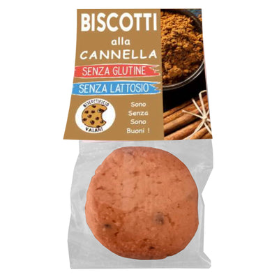15 Pacchetti Di Biscotti Senza Glutine E Senza Lattosio Di 35g Alla Cannella( Biscottificio Artigianale Vaiani).