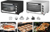 Behome Forno Elettrico 30 litri Ventilato Autopulente Smaltato Temperatura fino a 320° Doppio Vetro