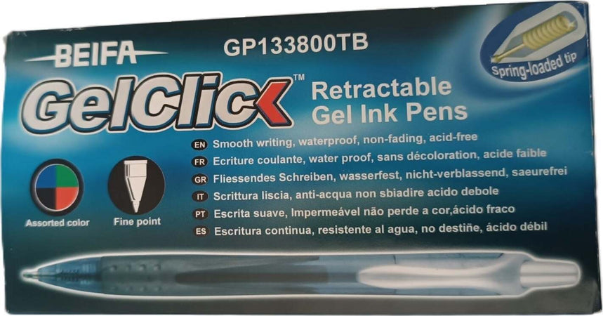 Beifa-Penna-Gelclick-Rossa-Retractable-Conf.-12-Pz