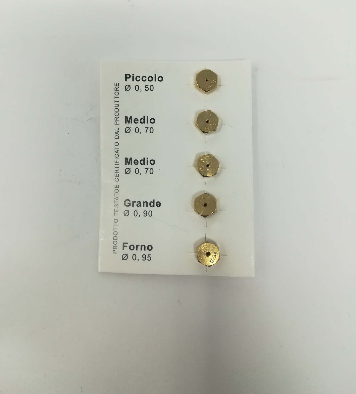 Kit Conversione Gas Naturale Con Garanzia Kit Conversione Gas Per Piano Cottura 4 Fuochi - Da GPL A Gas Naturale (NG) - Con Ugelli E Iniettori Kit Conversione Gas Per Hob 4 Fuochi - Foto 6