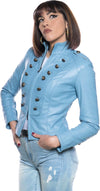 Belen---Giacca-Donna-Azzurra-in-Vera-Pelle