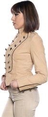 Belen---Giacca-Donna-Crema-in-Vero-Camoscio
