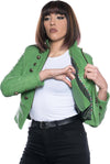 Belen---Giacca-Donna-Verde-in-Vera-Pelle