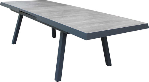 BELL---tavolo-da-giardino-allungabile-in-gres-205/265x105-Antracite-Milani-Home