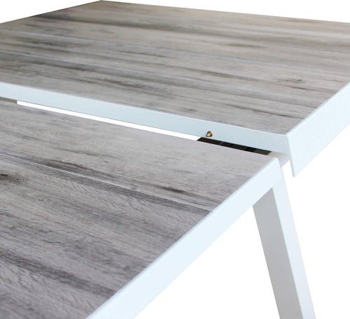 BELL---tavolo-da-giardino-allungabile-in-gres-205/265x105-Bianco-Milani-Home