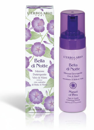 Mousse Detergente Viso &amp; Mani Bella di Notte