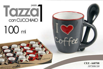 Bellintavola-6-Tazzine-Caffè-I-Love-Coffee-Tazze-Con-Cucchiaio-In-Ceramica-Tazze-Caffè-Cuore-Cuoricino-Ceramica-Con-Porta-Cucchiaio-Set-6-Pz.