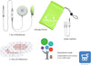 BellyBuds V5-BB Cuffie Prenatali per Gravidanza – Speaker Baby-Bump con Adesivi SafeBond