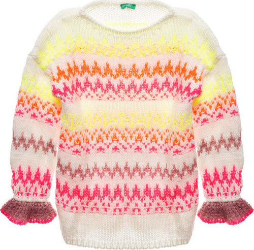 Benetton Pullover Bambina lavorato a maglia Multicolore Moda/Bambine e ragazze/Abbigliamento/Maglieria/Maglioni Scontolo.net - Potenza, Commerciovirtuoso.it