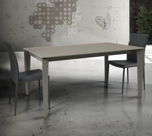 BENJAMIN---tavolo-da-pranzo-allungabile-90x140/180/220-Tortora-Milani-Home